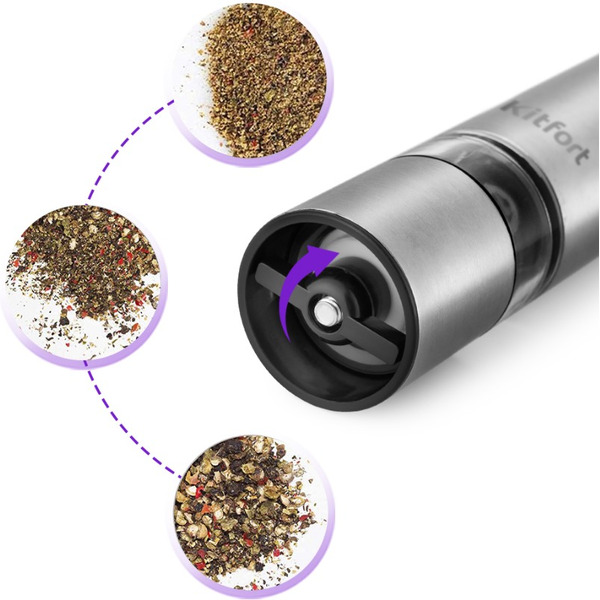 Набор автоматических мельниц для соли и перца KITFORT KT-2028