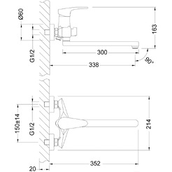 Смеситель Lemark Linara LM0451C