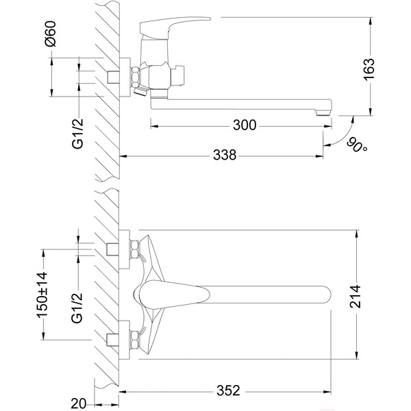 Смеситель Lemark Linara LM0451C