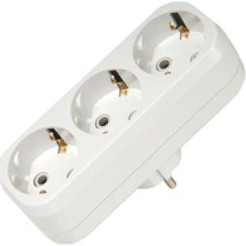 Блок TDM 3 гнезда плоский 16А 250В (SQ1806-0033)