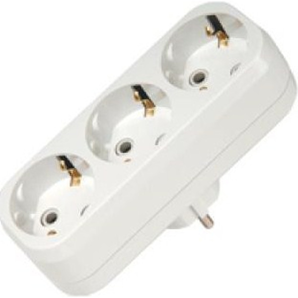 Блок TDM 3 гнезда плоский 16А 250В (SQ1806-0033)