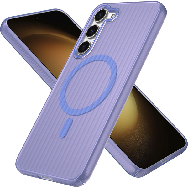 Задняя накладка CASE Translucent Strip Samsung Galaxy S23 Plus, синий