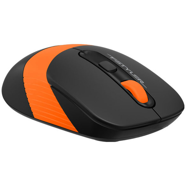 Мышь A4Tech Fstyler FG10S (черный/оранжевый)