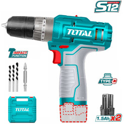Ударная дрель-шуруповерт Total TIDLI12202 (без ЗУ)