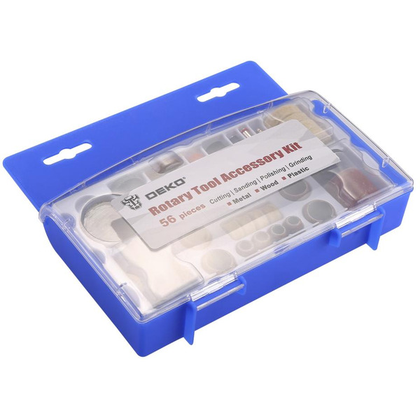 Набор насадок для гравера DEKO DH56 в кейсе (065-0784), 56 предметов