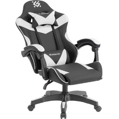Игровое кресло Defender Urana черный/белый (64058)