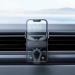 Держатель для смартфона Baseus Stable Gravitational Car Mount Lite SUWX010001 (черный)