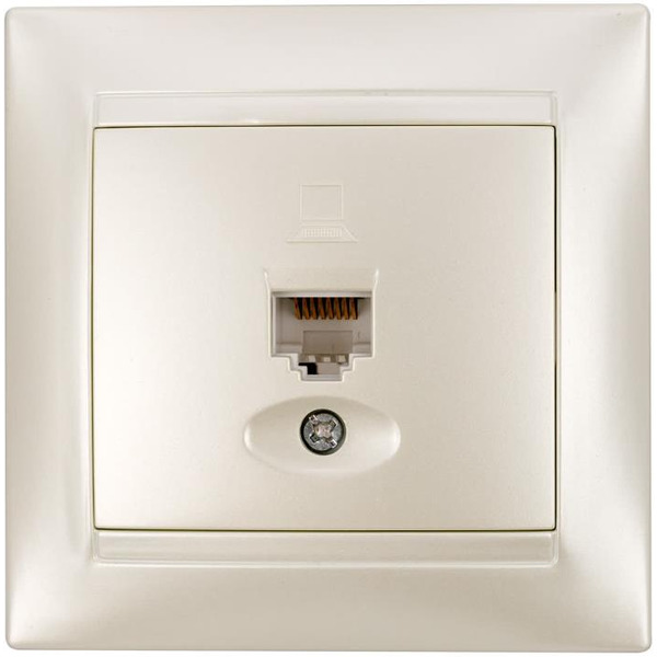 Розетка компьютерная TDM Electric Лама SQ1815-0816