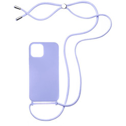 Бампер Bingo Lanyard для Apple iPhone 12 (фиолетовый)