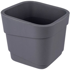 Горшок Полимербыт Hills 4397505 (серый)