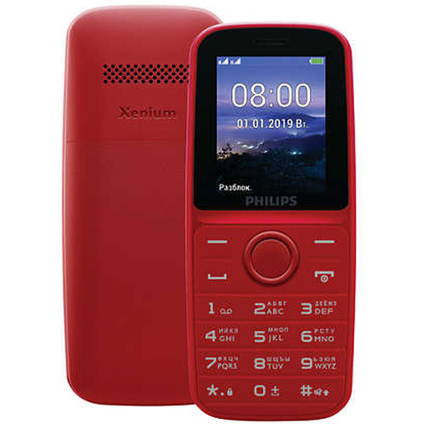 Мобильный телефон Philips E109 (красный)