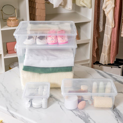 Ящик для хранения Бытпласт Econova Кристалл 18 л 431249301