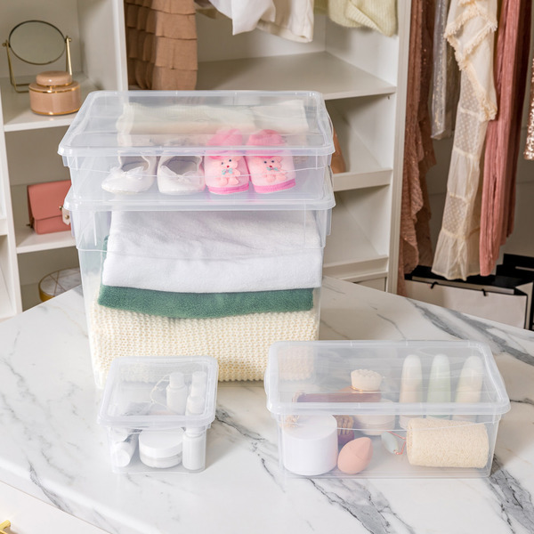 Ящик для хранения Бытпласт Econova Кристалл 18 л 431249301