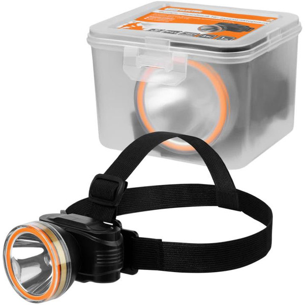 Фонарь TDM «Налобный 16» аккум., 3 Вт LED, Li-Ion 3,7 В 1,2 А*ч, 200 лм, 230 В