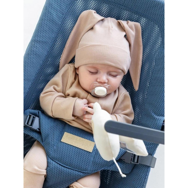 Детский шезлонг Amarobaby Baby relax AB22-25BR/19 (голубой)