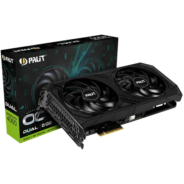 Видеокарта Palit GeForce RTX 4060 Dual OC NE64060T19P1-1070D