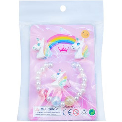Набор детских украшений Qunxing Toys Радужный единорог R3-5