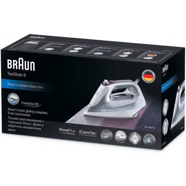 Утюг BRAUN TexStyle 9 SI9187EWH