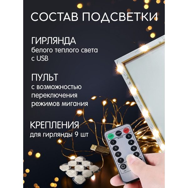 Картина по номерам Молли Зимний лондон 40x50 LHR0004