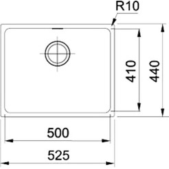 Мойка кухонная Franke Sirius SID 110-50 (125.0443.353)