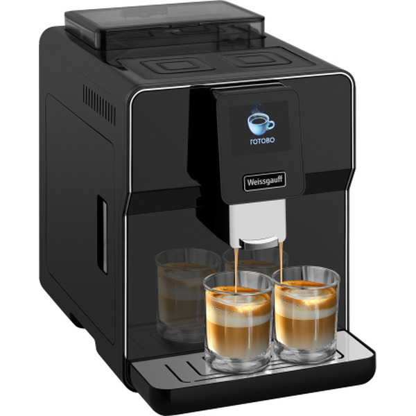 Кофемашина WEISSGAUFF WCM-330 TFT Touch Cappuccino Nero