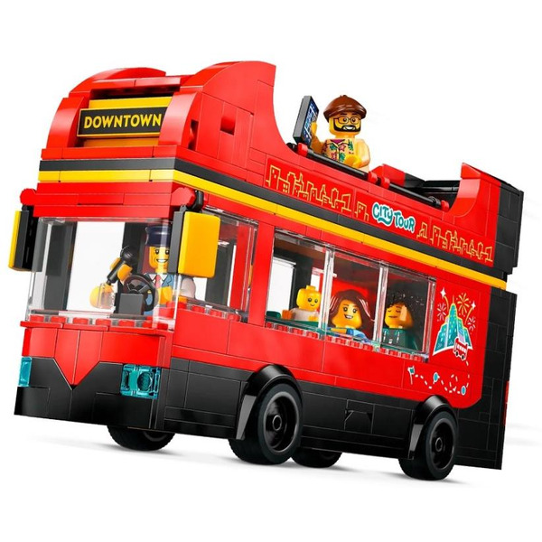 Конструктор LEGO CITY 60407 Красный двухэтажный экскурсионный автобус