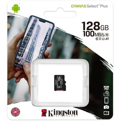 Карта памяти Kingston Canvas Select Plus microSDXC 128GB (SDCS2/128GBSP)