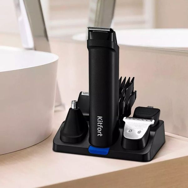 Триммер Kitfort КТ-3140-3 (черно-синий)