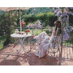 Картина по номерам Белоснежка Утро на террасе 935-AB