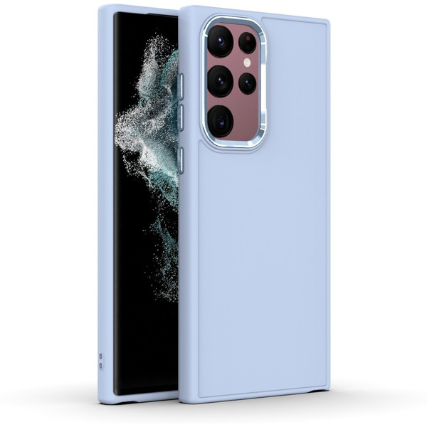 Бампер Bingo Metal для SAMSUNG S22 Ultra Голубой