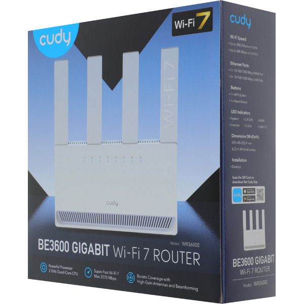 Wi-Fi роутер Cudy WR3600E