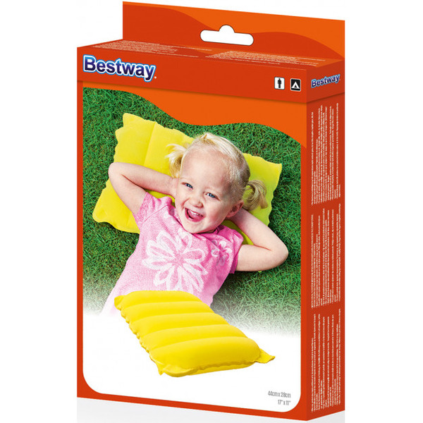 Надувная подушка Bestway Flocked Air Travel Pillow 67485 (красный)