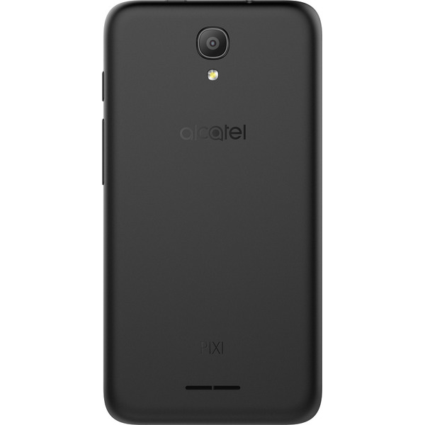 Смартфон Alcatel One Touch Pixi 4 5010D черный+Задняя крышка UV Blue (голубая)