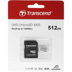 Карта памяти Transcend TS512GUSD300S-A