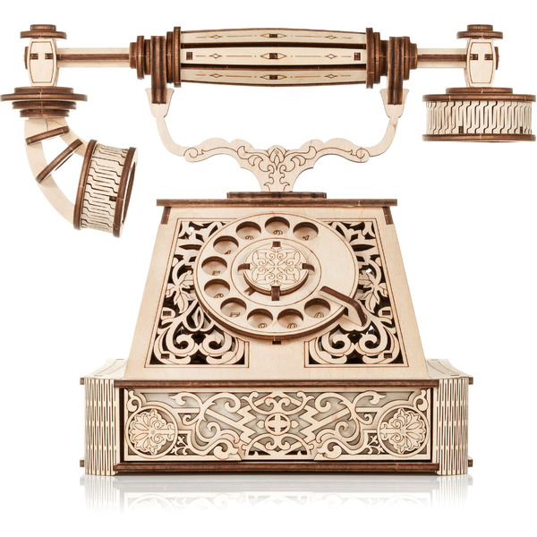 Механическая модель в виде конструктора EWA Ретро Телефон
