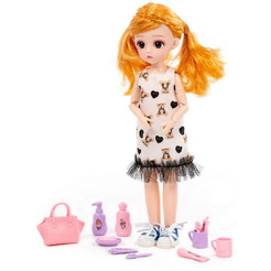 Кукла Полесье Даша в платье + аксессуары (12 элементов) (в коробке №2) 3007