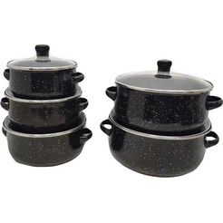 Набор кастрюль Sundays Home Эмалированные (5 шт, 0.6 мм)