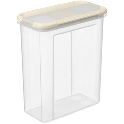 Емкость для сыпучих продуктов IDILAND Modena 221112125/01 (светло-бежевый)