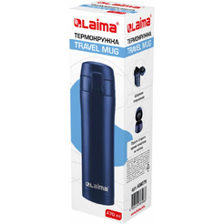 Термокружкка Laima 608079 0.47л (синий)