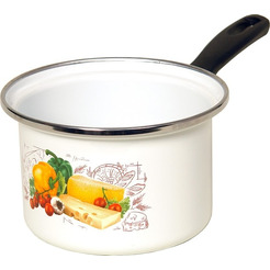 Ковш Сантэкс 1-4410400 (сырная поляна, белый)