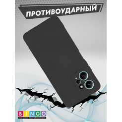 Бампер Bingo Liquid TPU для XIAOMI Redmi Note 12 4G Черный