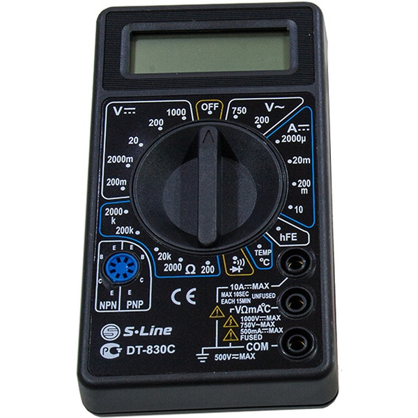 Мультиметр S-line DT-830С