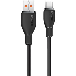 Кабель Baseus Pudding Series USB Type-A - USB Type-C (1.2 м, черный)