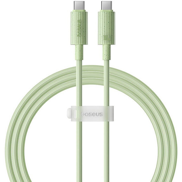 Кабель Baseus Habitat Series Fast Charging Cable 100W USB Type-C - USB Type-C P10360202631-01 (2 м, зеленый)