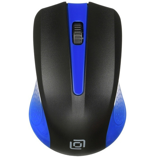 Мышь Oklick 485MW (черный/синий)
