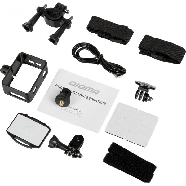 Экшн-камера Digma DiCam 870 (серый)