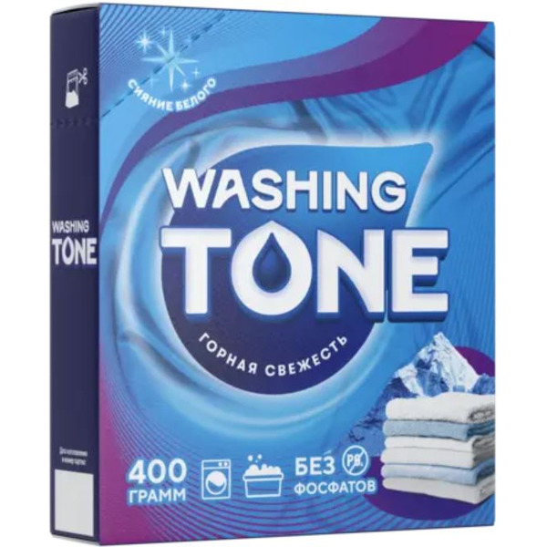 Средство моющее синтетическое порошкообразное WASHING TONE "Горная свежесть Автомат" 9441010972 400 г