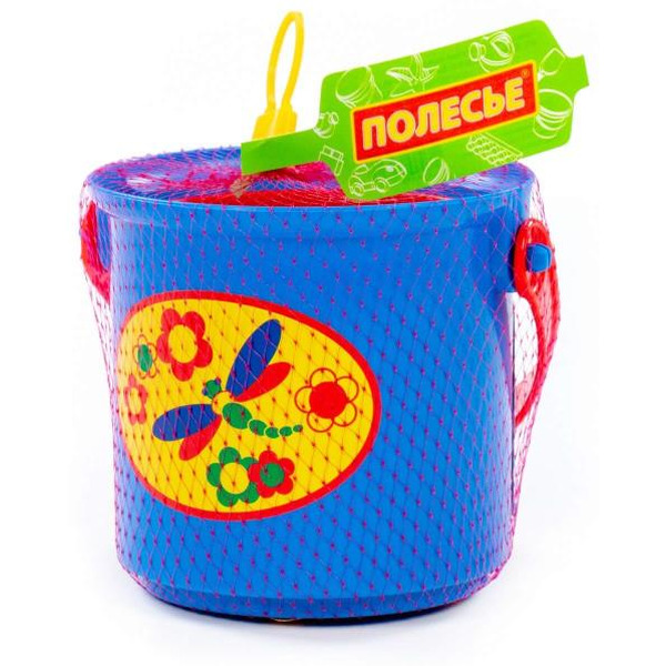 Пирамидка Полесье Занимательная пирамидка 3 (11 элементов, в сеточке)