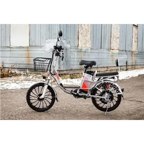 Электровелосипед AVM E-ALFA 20 Pro (серебристый)