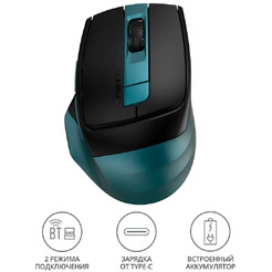 Мышь A4Tech Fstyler FB35C (зеленый/черный)